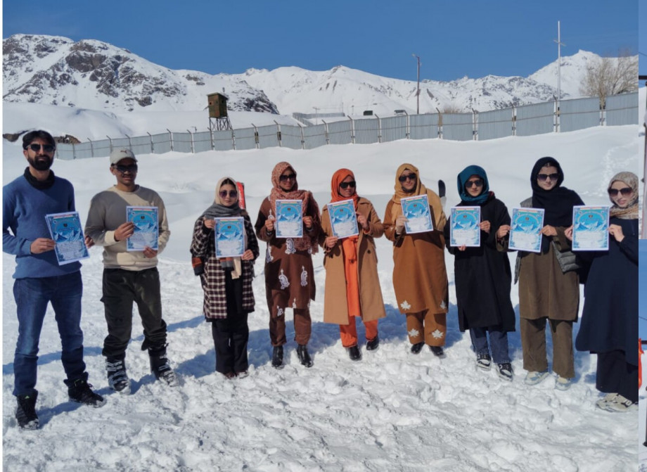 GDC Drass students complete basic skiing course at Tiger Hill Adventure camp