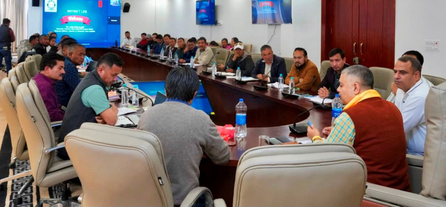 Census data is non-shareable, non-admissible: CPCO Amit Sharma clarifies during Leh Census review meeting