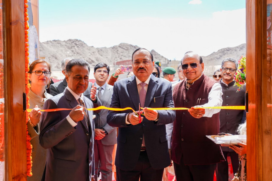 Chief Justice of India inaugurates District Court Complex at Leh